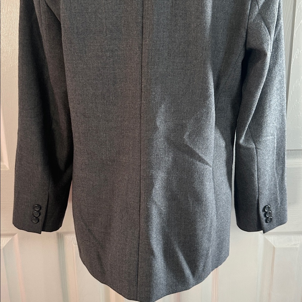 Pendleton Virgin Wool Gray Blazer Jacket Size 8 Petite - Picture 6 of 10